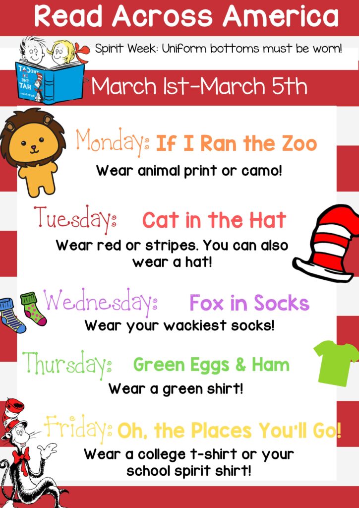 Read Across America Week 2024 Dates Ciel Melina